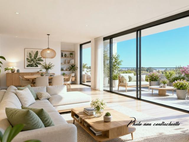 SAINT MALO Appartement 4 pièces 73.30m² Sud Ouest 2ème étage loggia stationnements