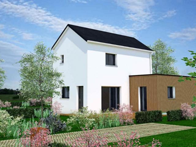 SAINT MALO DE GUERSAC centre ville, PROJET neuf 3 CH 85 m² RE2020 sur terrain de 262 m² viabilisé à 236500 €