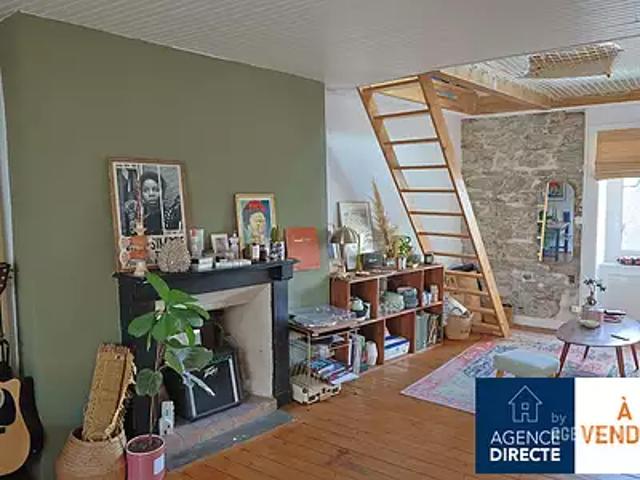 Saint Malo 35400 Achat / Vente appartement 2 pièces t2 au dernier étage cave