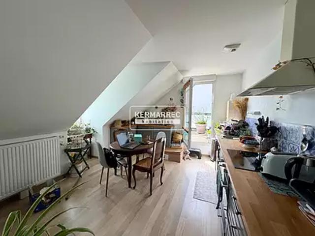 Saint Malo 35400 Achat / Vente appartement 3 pièces t3 au dernier étage terrasse