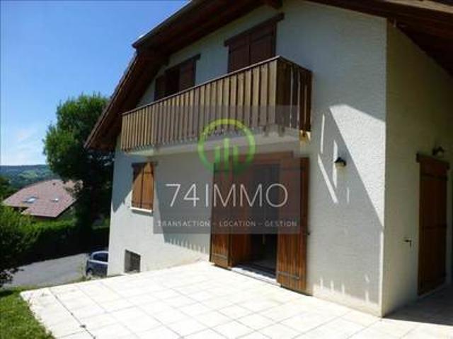 Saint Martin Bellevue 74370 Location maison 6 pièces t6 terrasse cave