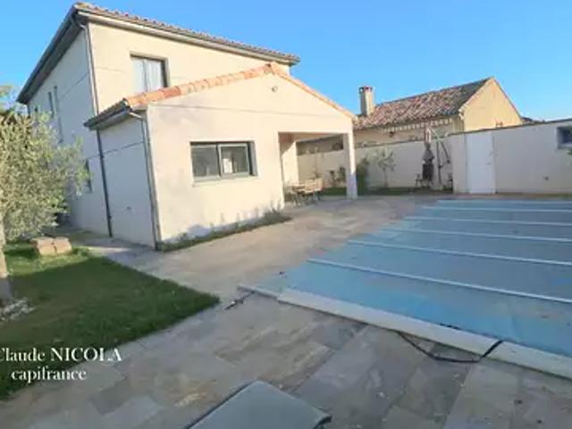 Saint Marcel lès Valence 26320 Achat / Vente maison 7 pièces t7 piscine terrasse