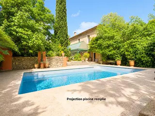 Saint Mathieu de Tréviers 34270 Achat / Vente maison 8 pièces t8 au dernier étage piscine