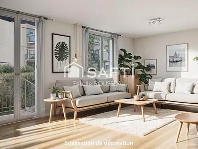 Saint Maur des Fossés 94100 Achat / Vente appartement 2 pièces t2 balcon parking