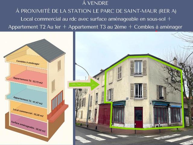 Saint Maur des Fossés Vente Immeuble 94
