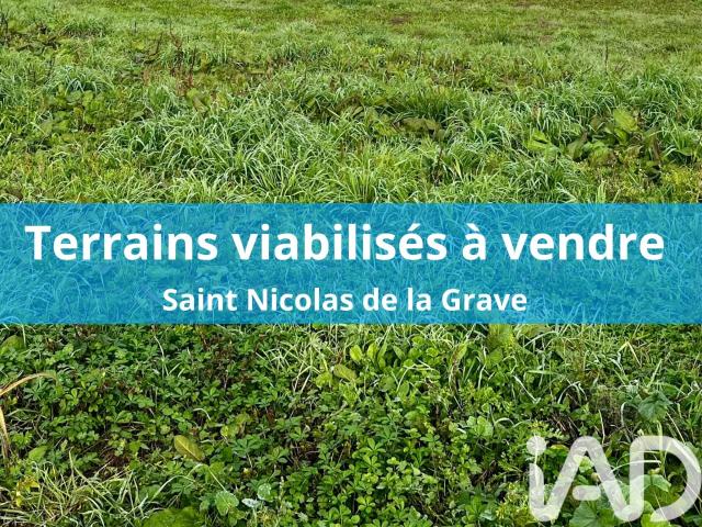 Saint Nicolas de la Grave Vente Terrain 82