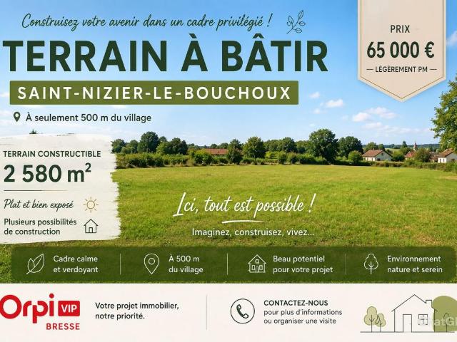 Saint Nizier le Bouchoux Vente Terrain 01