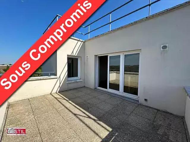 Saint Ouen l'Aumône 95310 Achat / Vente appartement 2 pièces t2 terrasse