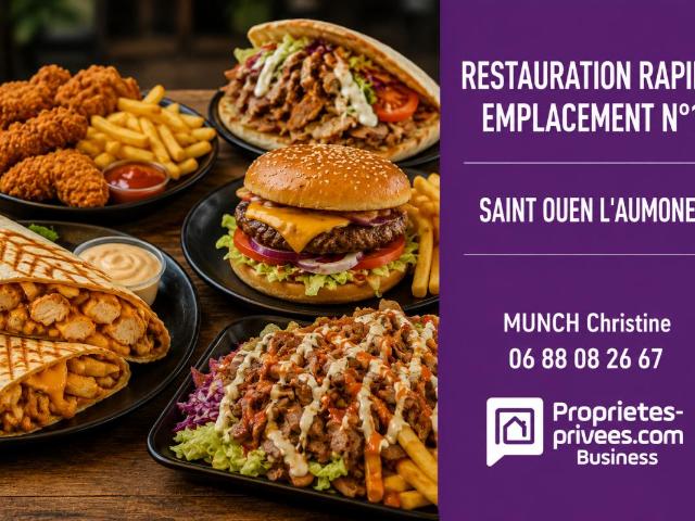 SAINT OUEN L'AUMONE RESTAURATION RAPIDE EMPLACEMENT N°1