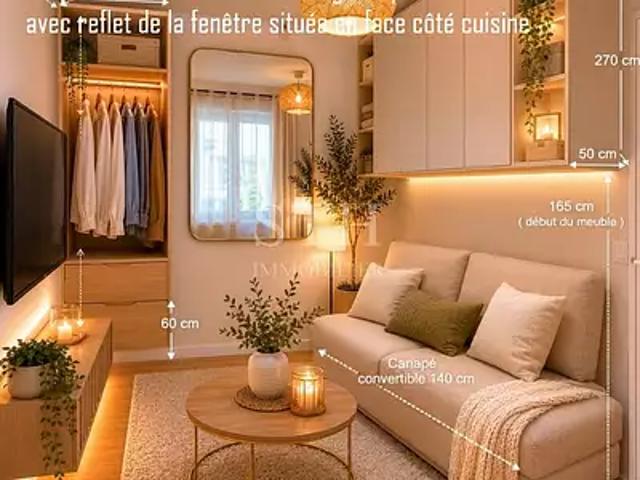 Saint Ouen sur Seine 93400 Achat / Vente appartement 1 pièce t1