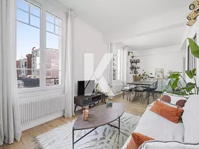 Saint Ouen sur Seine 93400 Achat / Vente appartement 3 pièces t3 terrasse