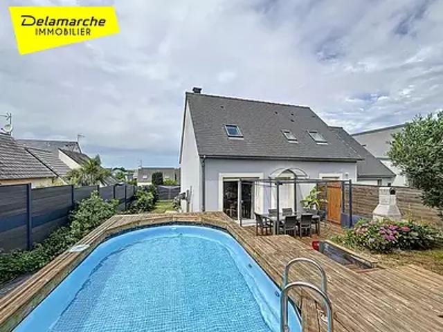 Saint Pair sur Mer 50380 Achat / Vente maison 5 pièces t5 au dernier étage piscine