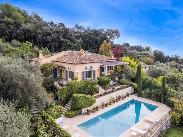 Saint Paul De Vence Tres belle villa avec vue mer panorami. 398m² Saint Paul