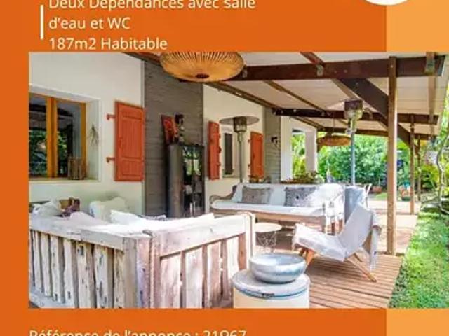 Saint Paul 97460 Achat / Vente maison 6 pièces t6 piscine