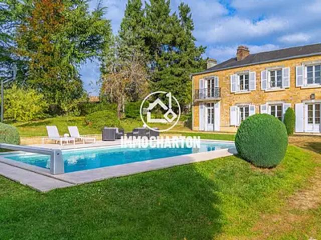 Saint Pavace 72190 Achat / Vente maison 8 pièces t8 piscine terrasse