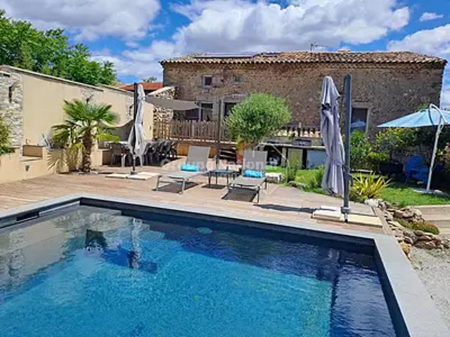 Saint Péray 07130 Achat / Vente maison 6 pièces t6 piscine terrasse