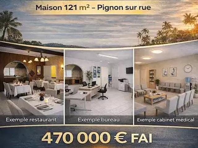 Saint Pierre 97410 Achat / Vente maison 4 pièces t4 jardin