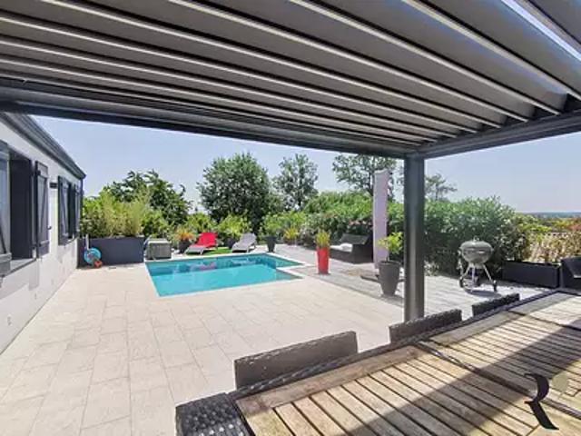 Saint Pierre de Lages 31570 Achat / Vente maison 7 pièces t7 au dernier étage piscine