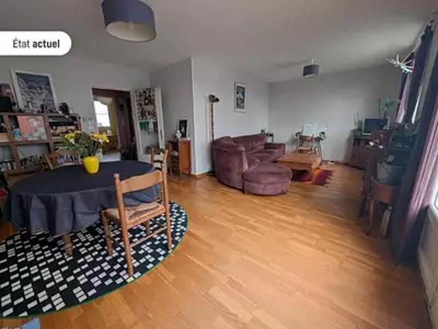 Saint Pierre des Corps 37700 Achat / Vente appartement 4 pièces t4 au dernier étage