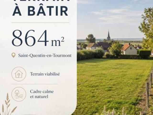 Saint Quentin en Tourmont Vente Terrain 80