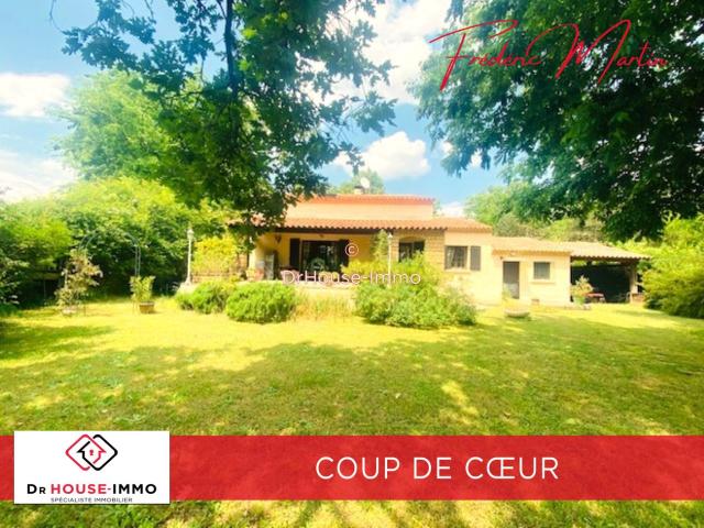 Saint Quentin la Poterie, belle villa provençale au calme de 220 m² avec sa dépendance et piscine sur un terrain de plus de 6700 m²
