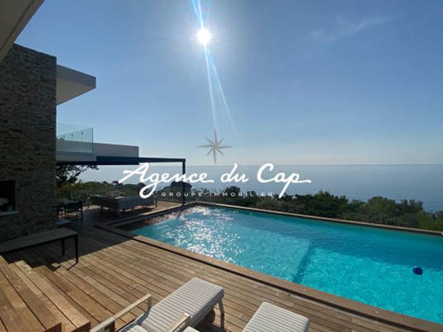VILLA CONTEMPORAINE VUE MER PANORAMIQUE DOMAINE PRIVÉ PISCINE PRIVATIVE GRAND GARAGE A SAINT RAPHAEL AGAY