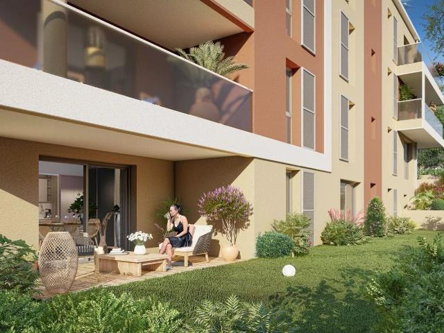 Saint Raphaël, Appartement 3 pièces jardin avec cave & parki. 76m² Saint Raphaël