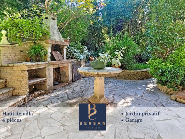 SAINT RAPHAEL BAS VALESCURE APPARTEMENT HAUT DE VILLA AVEC JARDIN