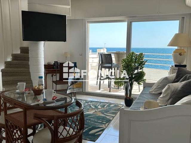 ️ Saint Raphaël Trayas Studio en première ligne sur mer avec toit terrasse et balcon