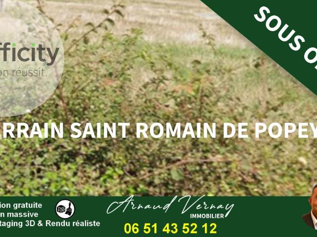 Saint Romain de Popey Vente Terrain 69