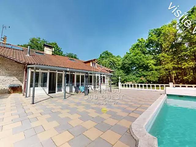 Saint Sever 40500 Achat / Vente maison 8 pièces t8 piscine cave