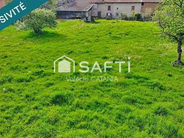 EXCLUSIVITÉ – TERRAIN CONSTRUCTIBLE À SAINT SIMÉON DE BRESSIEUX