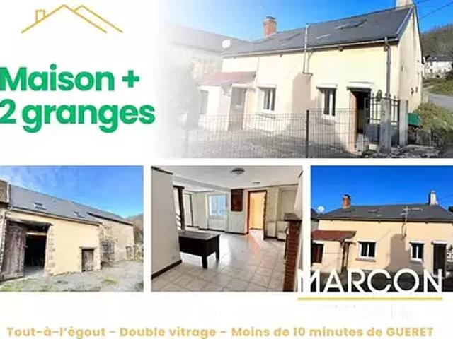 Saint Sulpice le Guérétois 23000 Achat / Vente maison 5 pièces t5