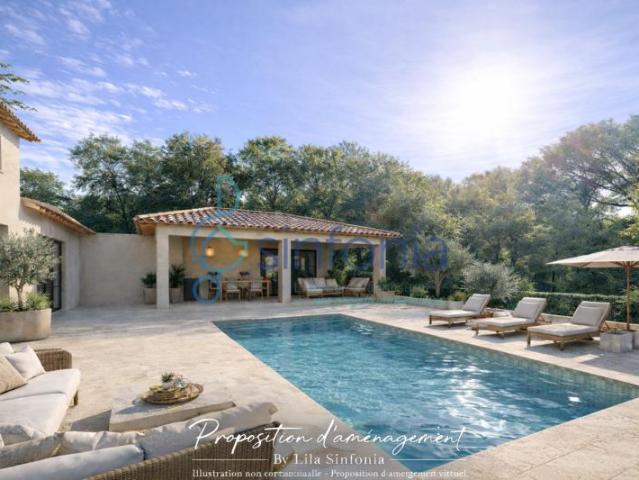 SAINTE ANASTASIE Villa contemporaine à terminer 269 m2 h