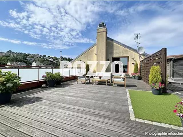 Sainte Adresse 76310 Achat / Vente appartement 5 pièces t5 au dernier étage terrasse