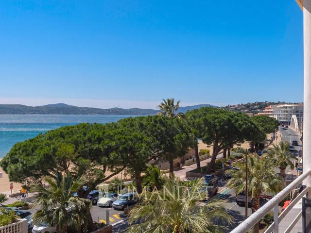 Sainte Maxime – Appartement 3 pièces avec terrasse plein sud et vue mer, à deux pas des plages – 57 m²