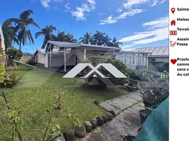 Sainte Marie 97438 Achat / Vente maison 6 pièces t6