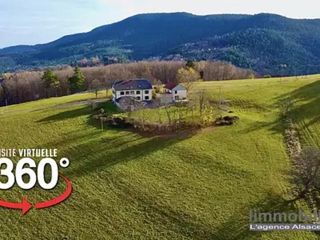 Sainte Marie aux Mines 68160 Achat / Vente maison 16 pièces t16 terrasse parking