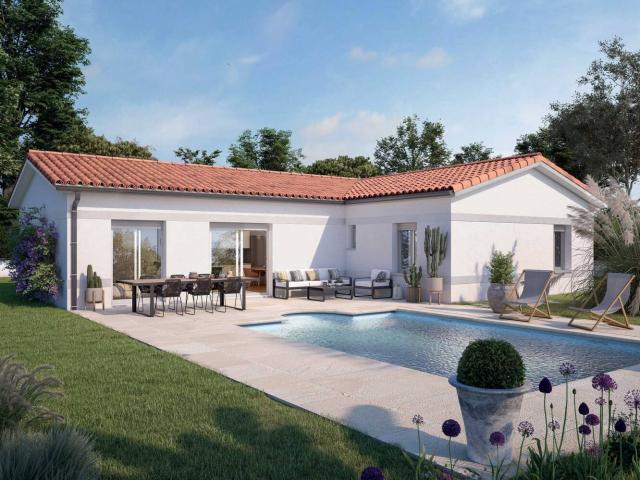 Sainte Valière proche de Narbonne Maison plain pied 85m² trois c