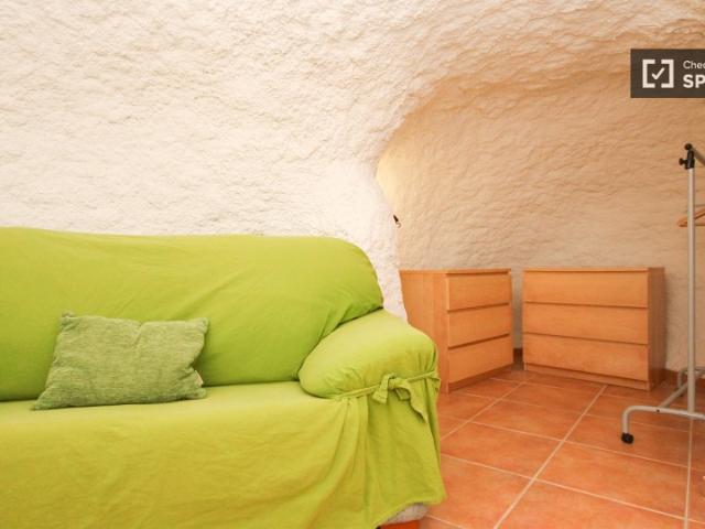 Sala de relax en apartamento en san francisco javier, granada