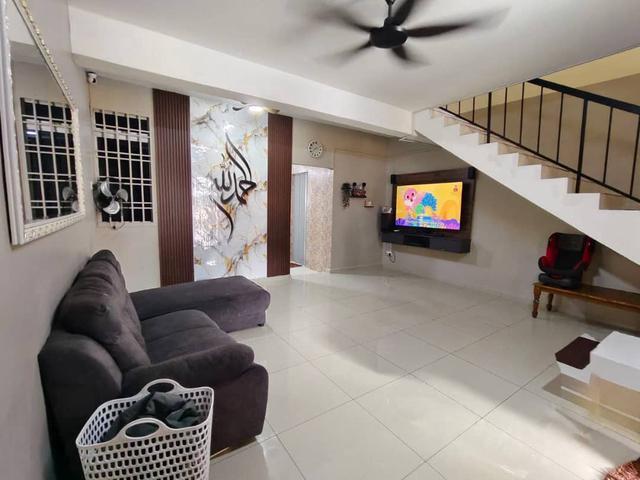 Saleng Taman Muhibah Jalan Jambu Double Storey Terrace 18 x 60