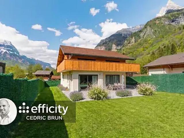 Sallanches 74700 Achat / Vente maison 6 pièces t6 jardin terrasse