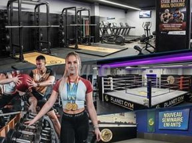 Salle de sport avec matériels à vendre