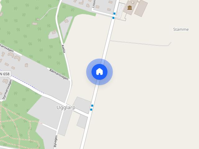 Sallebergsvägen, Ugglarp