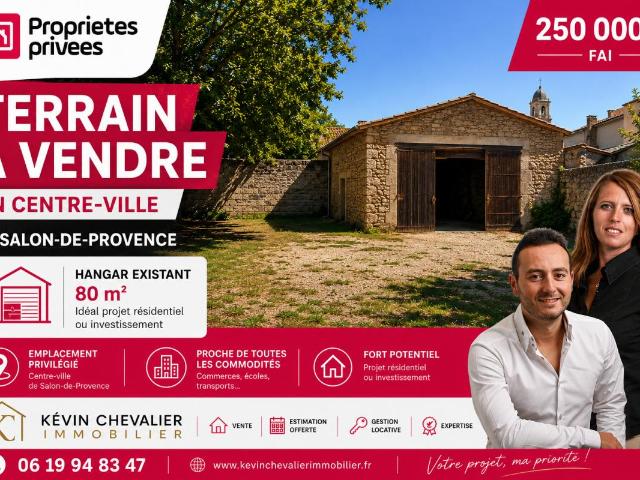 Salon de Provence Centre Hangar à rénover sur terrain constructible de 435 m²