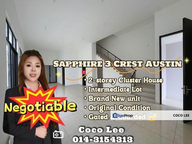 Sapphire 3 Crest Austin @ Intermediate 2 storey Cluster House