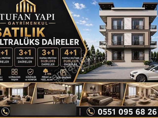 Sarılarda Çift Teraslı 2+1 Ayrı Mutfak Lüks Daire