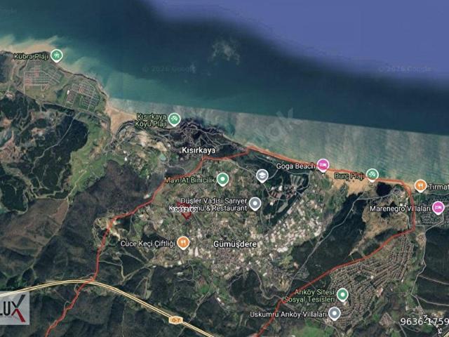 Sarıyer Gümüşdere Sahile Yakın Satılık İmarlı 4593m2 Arsa LUX