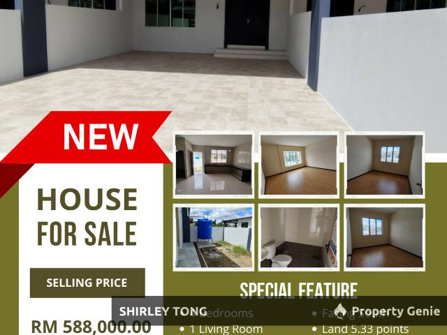 SARIKEI JALAN REJANG NEW DOUBLE STOREY INTERMEDIATE FOR SALE