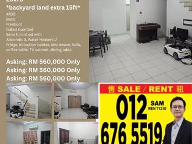 Saron Bukit Raja Klang 2 Storey House For Sale 20x70sf Value Buy